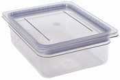 Cambro 60CWGL135 Clear Camwear 1/6 Size Food Pan GripLid by Cambro
