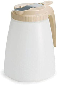 Tablecraft 48 oz. All Purpose Dispenser with Almond ABS Plastic Top