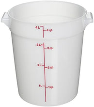 Load image into Gallery viewer, Cambro RFS4148 White Poly Round 4 Qt Storage Container

