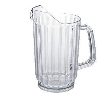 CMC 9762CL Poly-Clear Tri-Pour Pitcher, 60oz Capacity, -40 to 100 Degree C (Case of 6)