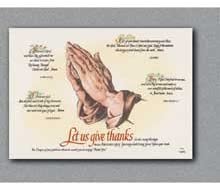 Hoffmaster 901-ECO72 Dollarwise Four Faiths Printed Inspirational Placemat 10 x 14 inch, Printed on Recycled Paper - 1000 per case.