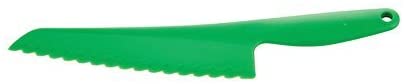 Winco PLK-11G, 11 1/2-Inch Green Plastic Lettuce Knife, Vegetable Cabbage Serrated Utility Knife