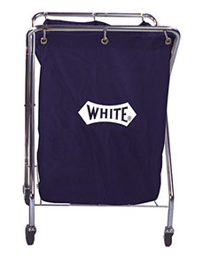 Impact 193-B Cart Collector Cart with 6 Bushel Nylon Pak Cloth Bag, 14" Length x 26" Width x 36" Height, Blue