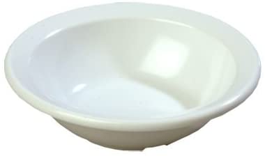 CARLISLE KL80502 Rimmed Fruit Bowl,4.4 oz.,White,PK 48