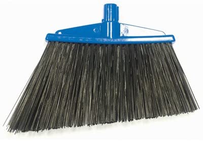 Angle Broom with Bristles Color: Blue