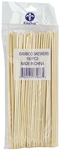 Royal 8" Bamboo Skewers (Bamboo) Case of 1,600 (16X100)