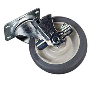 Carlisle Caster, 5" swivel with brake, non-marking, gray, for Cateraide (IC2250, IC2254, IC2250T, IC2254), IC225CSB00