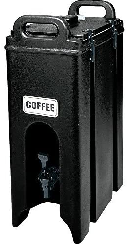 Cambro 500LCD110 Black 4.75 Gallon Camtainer Insulated Beverage Dispenser by Cambro