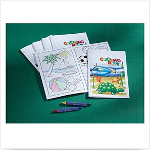 8 1/2 x 5 1/2 Coloring Book 12 pages 100 Ct