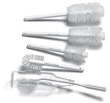 Load image into Gallery viewer, Carlisle 4046800 Sparta Handle Half Gallon Bottle Brush, Polyester Bristles, 4" Bristle Diameter, 16" Overall Length