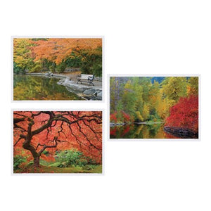 Hoffmaster Fall Multipack Printed Design Placemat, 10 x 14 inch - 1000 per case.