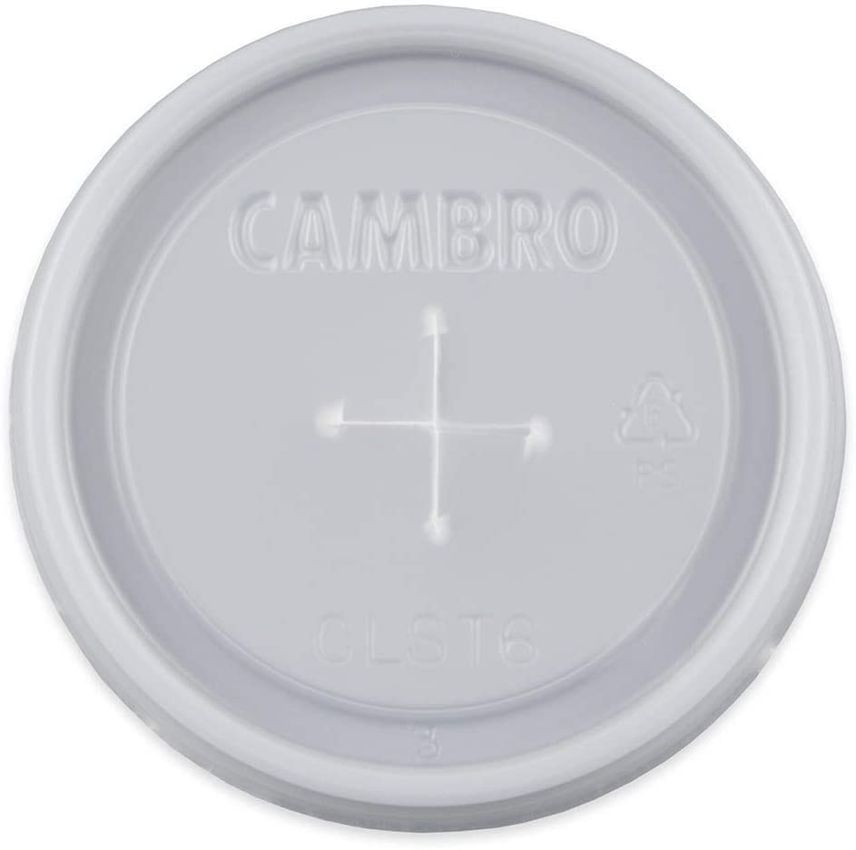 Cambro CLST6190 Disposable Lid For Dinex 6-oz Swirl Tumbler