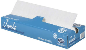 Premium Heavy Duty Wax Paper Sheets | Bulk, Interfolded, Deli Wrap | Case Of 12 Boxes