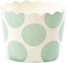Load image into Gallery viewer, Hoffmaster Cup Small Green Dot, S!mply Baked 1-5/8&quot; X 1-7/8&quot;, 3 oz, Pack of 550
