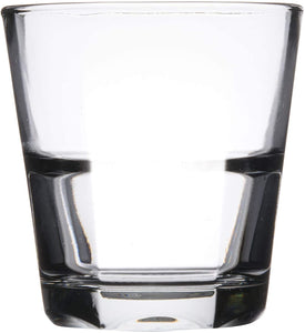 Anchor Hocking Clarisse Stackable Double Old Fashioned Glass, 12 Ounce - 24 per case.