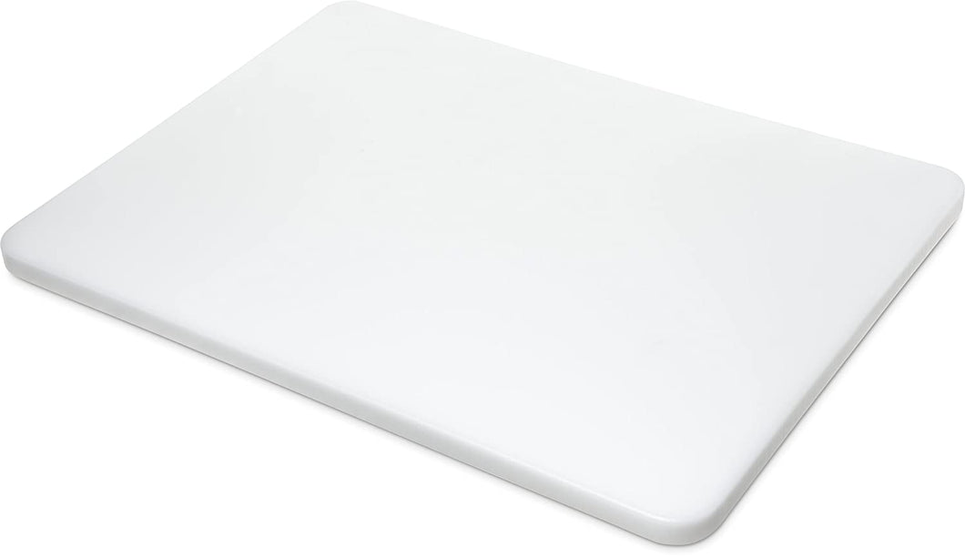 Carlisle 1289102 Commercial Cutting Board, Polyethylene (HDPE), White