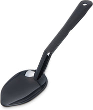 Load image into Gallery viewer, Carlisle High Heat Solid Plastic Serving Spoon, 11", Black