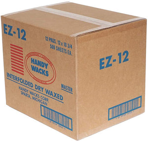 Interfolded Deli Dry Wax Tissue, 500 per pack - 12 packs per case
