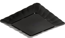Load image into Gallery viewer, Carlisle 792603 Displayware Melamine Square Medium Scalloped Platter, Black