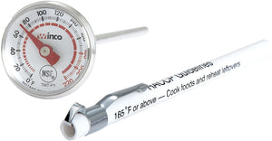 Winco Pocket Test Thermometer with 40 to 180-Degree Fahrenheit Temperature Range