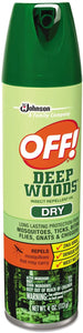 Off! CB717649 Deep Woods Dry Insect Repellent 4oz Aerosol Neutral 12/Carton