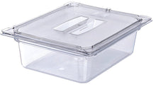 Load image into Gallery viewer, Carlisle 10230U07 StorPlus Half Size Polycarbonate Universal Handled Food Pan Lid, Clear