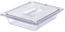 Load image into Gallery viewer, Carlisle 10230U07 StorPlus Half Size Polycarbonate Universal Handled Food Pan Lid, Clear