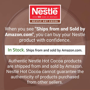 Nestle Hot Chocolate Packets, Hot Cocoa Mix, Rich Chocolate Flavor, Made with Real Cocoa, 50 Count (0.71 Oz each), 35.5 Oz