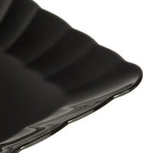 Load image into Gallery viewer, Carlisle 792603 Displayware Melamine Square Medium Scalloped Platter, Black