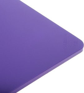 Carlisle 1088789 Spectrum Cutting Board, 18" x 24" x 1/2", 0.5" Height, 24" Width, 18" Length, Polyethylene (HDPE), Purple (Pack of 6)