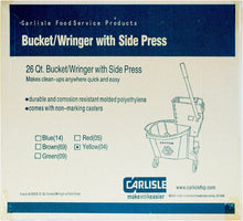 Load image into Gallery viewer, Carlisle Commercial Mop Bucket With Side Press Wringer