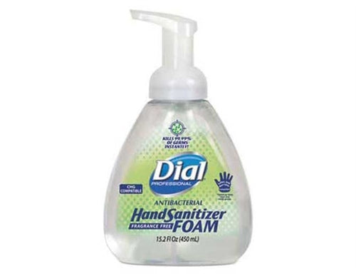 Dial Professional Antibacterial Foaming Hand Sanitizer, 15.2 oz