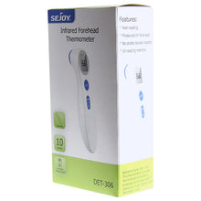 Load image into Gallery viewer, Digital Forehead Thermometer - Infrared - White (Body Temperature Reader, Lightweight, Compact)

