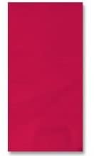 Hoffmaster 703-D11 Solid Red Color 2 Ply 8-Fold Dinner Napkin 13 x 17 inch - Coin Embossed, 8 Packs of Each 125-1000 per case.