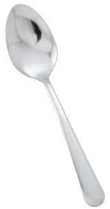 Winco 0002-03 Dinner Spoon, Windsor, Medium Weight, Stainless Steel --0002-03