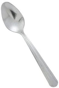 Winco 0001-01 Teaspoon, Stainless Steel, Medium Weight, Dominion Pattern - World Tableware Medium