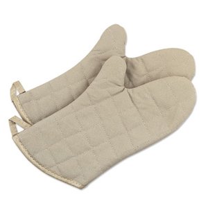 Intedge Mfg Iti 336-24 Oven Mitt 24" Flameguard Tan ITI 336-24
