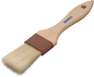 Carlisle Sparta Pastry Basting Brush, Boar Bristles, Hardwood Handle