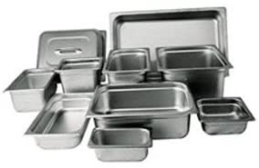 Steam Table Pan, 1/3 Size, 6'' Deep, 22 Gauge Stainless Steel, Anti-Jamming, Nsf(24 Pieces/Unit)