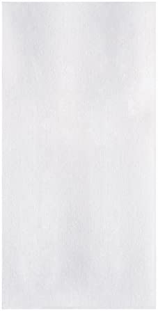 Hoffmaster Linen Like Unembossed White Healthcare Dinner Napkin, 15 x 17 inch - 300 per case.