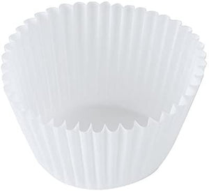 Hoffmaster 610070 6" White Fluted Bake Cup - 10000 / CS