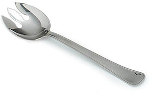 Carlisle 609003 Aria Stainless Steel Heavy-Duty Notched Spoon, 11-1/2"