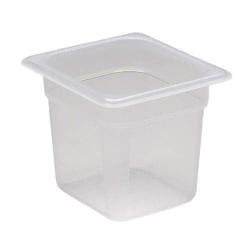 Cambro 66PP190 1/6 Size Polypropylene Food Pans, Translucent (6/Case)