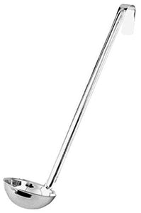 Crestware OPL04 4 oz Stainless Steel One Piece Ladle