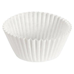 Hoffmaster Brooklace White Fluted Bake Cup, 5 1/2 inch - 10000 per case.