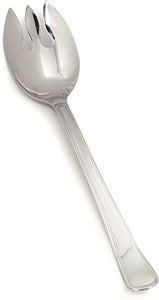 Carlisle 609003 Aria Stainless Steel Heavy-Duty Notched Spoon, 11-1/2"