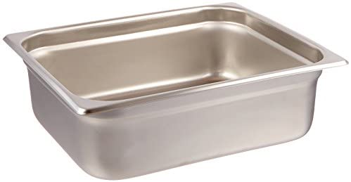 Winco SPJL-204 Anti-Jamming Steam Pan, Half-Size x 4-Inch, Standard Weight