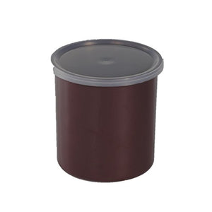 G.E.T. CR-0120-T, Round & Square Crocks, Tan 1.2 qt. Round Crock with Lid (Qty, 12)