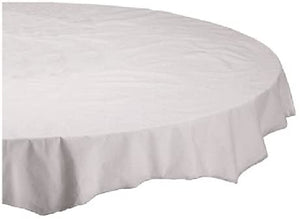 White Cellutex Octy-Round 72" Paper Tablecover