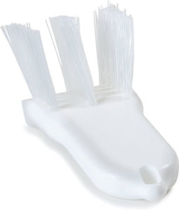 Carlisle 4052900 Lettuce, Fry, and Onion Cutter Brush, Nylon Bristles, 2-1/2" Length x 2-1/2" Width Brush, 6" Length